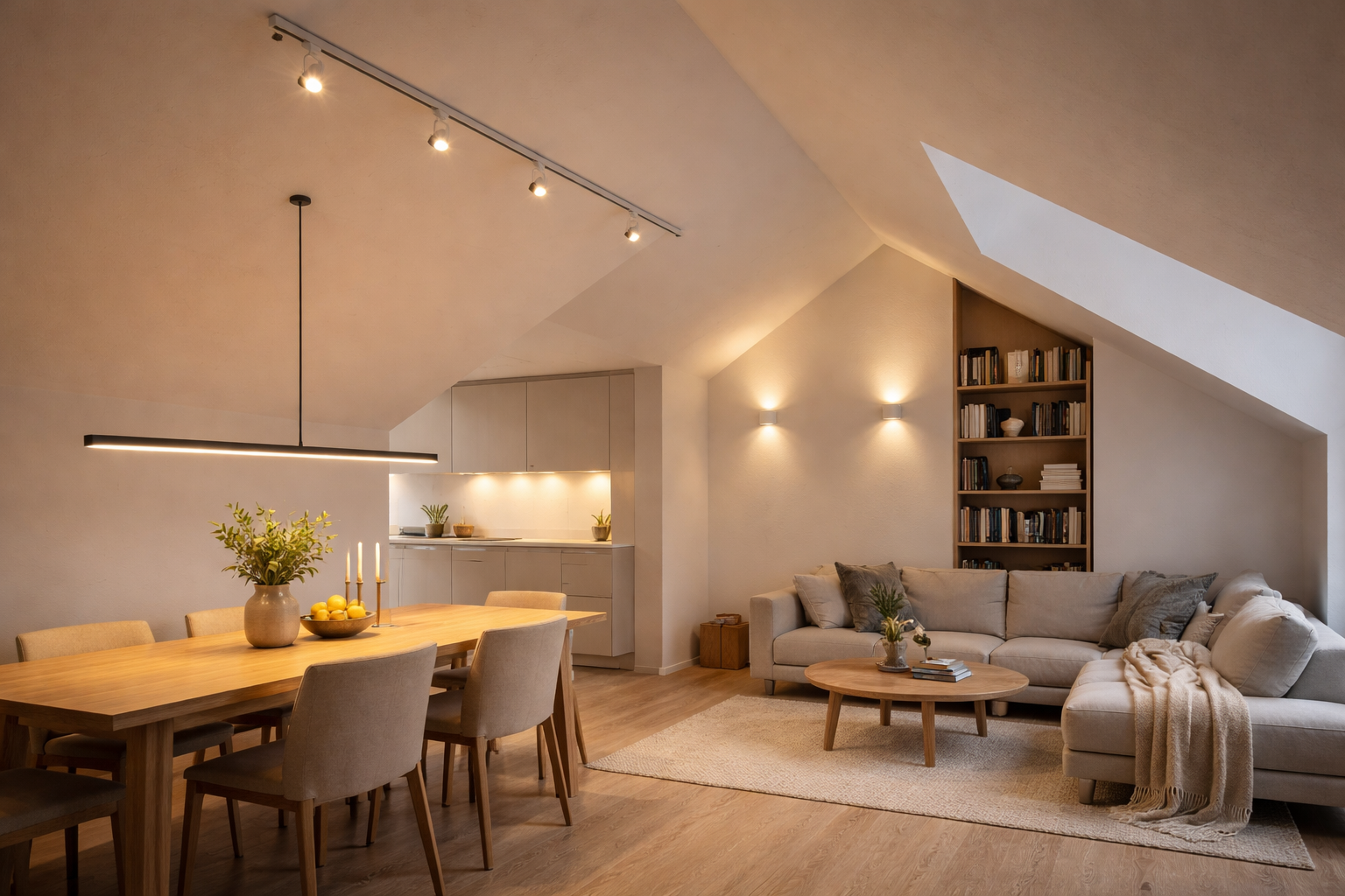 6 konkrete lampeløsninger til skråvæg og loft til kip der faktisk fungerer