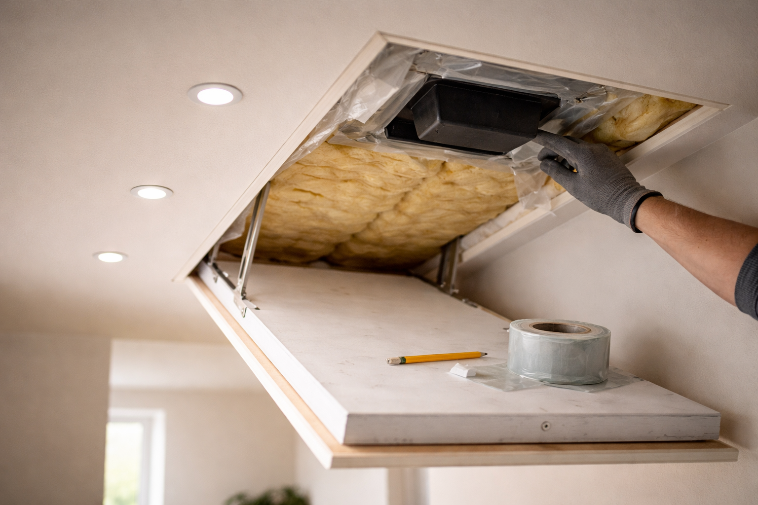 Spot i loftet vs. tæt dampspærre: sådan undgår du de farlige kompromiser