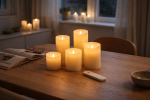 LED bloklys: vælg den rigtige størrelse, timer og fjernbetjening til din indretning