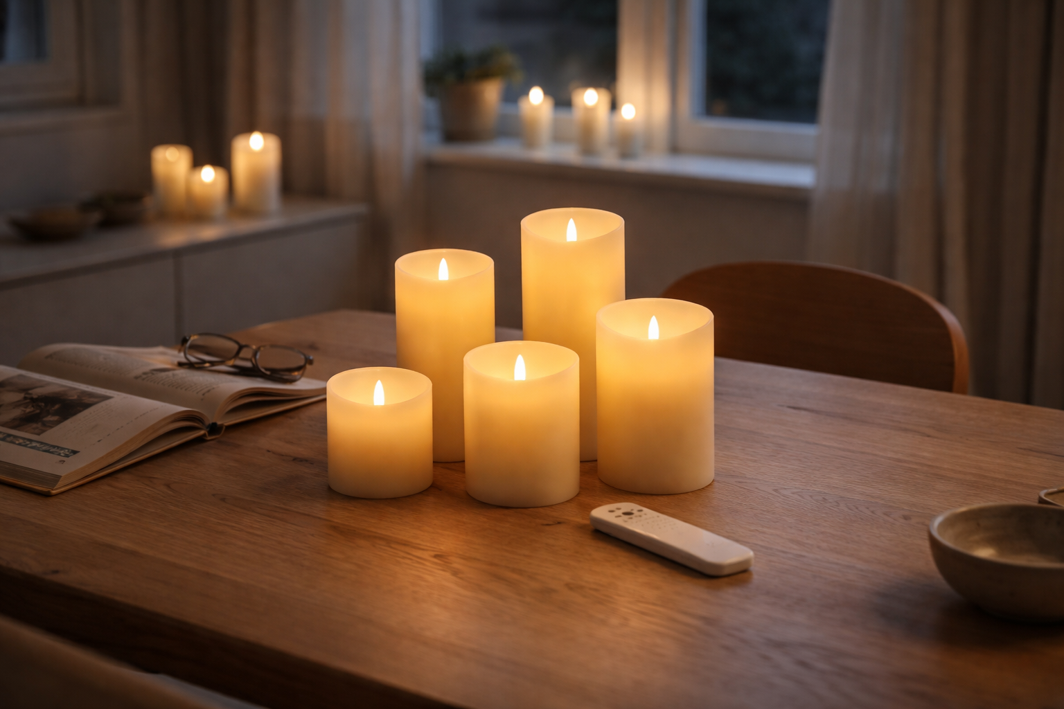 LED bloklys: vælg den rigtige størrelse, timer og fjernbetjening til din indretning
