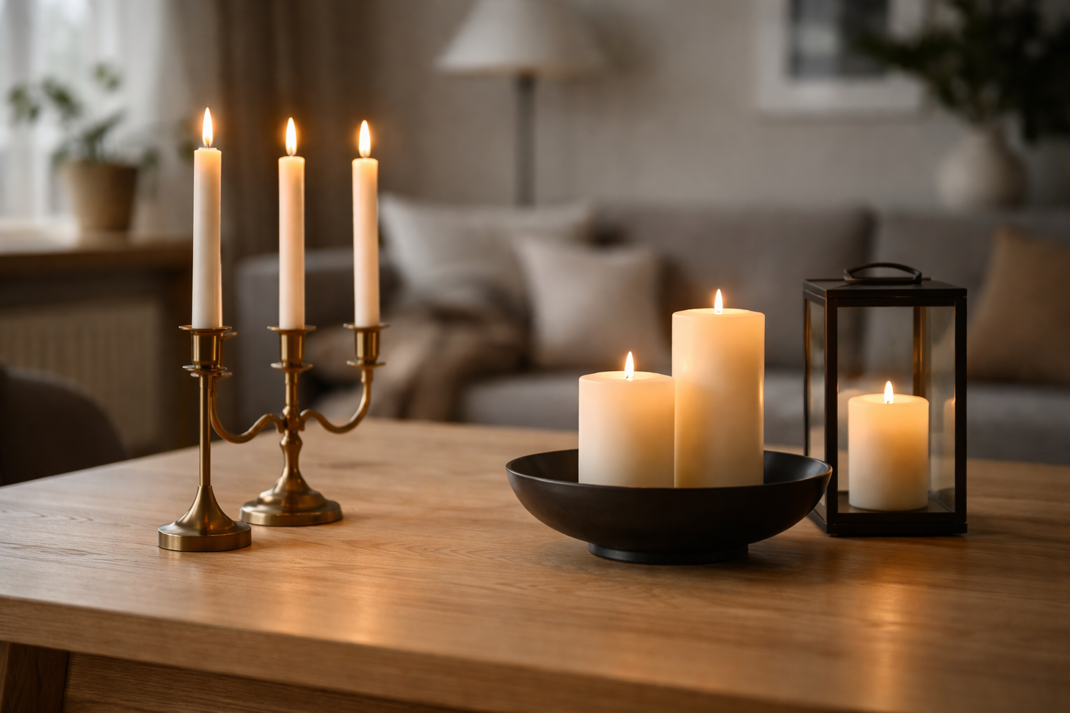 LED kronelys vs. LED bloklys: sådan vælger du til stager og lanterner